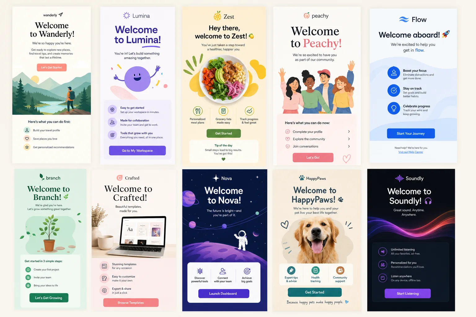 Illustration for 15 Welcome Email Examples to Inspire Your Onboarding: SaaS and Ecommerce Patterns That Work
